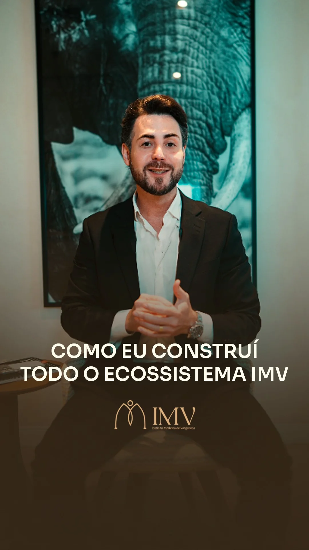 Dr. Diogo Antonielo no vídeo Como eu construí todo o ecossistema IMV